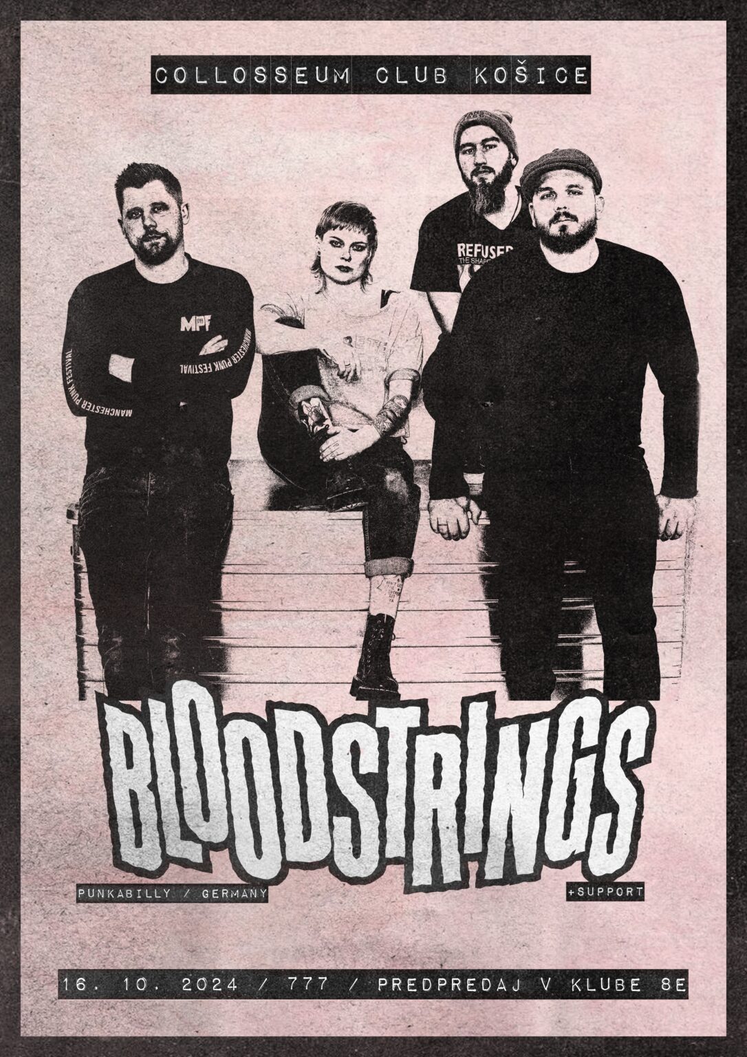 BLOODSTRINGS [DE] + support // 777 – Collosseum Club Košice